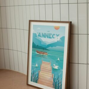 Affiche Annecy - Lac d'Annecy – Image 2