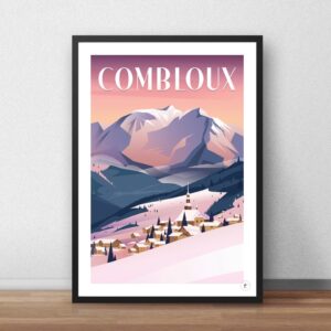 Affiche Combloux - Mont Blanc