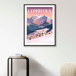 Affiche Combloux - Mont Blanc