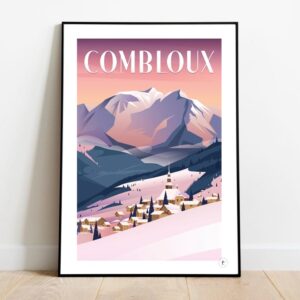 Affiche Combloux - Mont Blanc