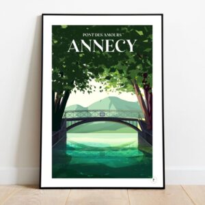 Affiche Annecy - Pont des Amours – Image 5