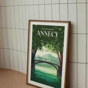 Affiche Annecy - Pont des Amours – Image 4