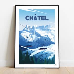Affiche Châtel - Dents du Midi – Image 4