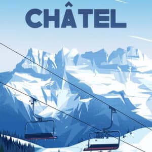 Affiche Châtel - Dents du Midi – Image 3