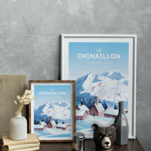 Affiche Le Chinaillon - Le Grand Bornand - Hiver