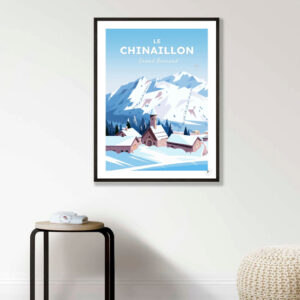 Affiche Le Chinaillon - Le Grand Bornand - Hiver