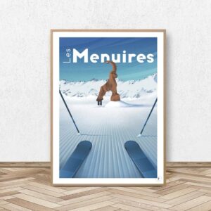 Affiche Les Menuires - Les 3 Vallées