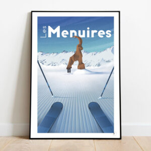 Affiche Les Menuires - Les 3 Vallées