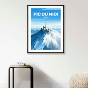 Affiche Pic du Midi de Bigorre - Hautes Pyrénées