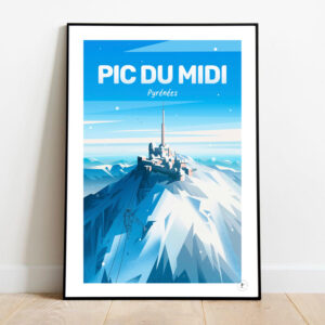 Affiche Pic du Midi de Bigorre - Hautes Pyrénées