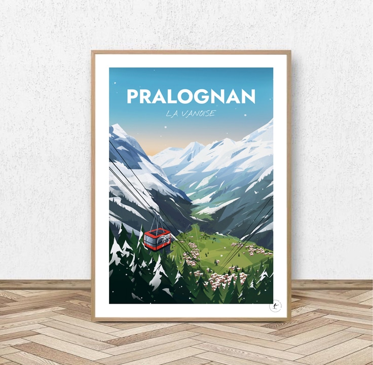 Affiche Pralognan - La Vanoise