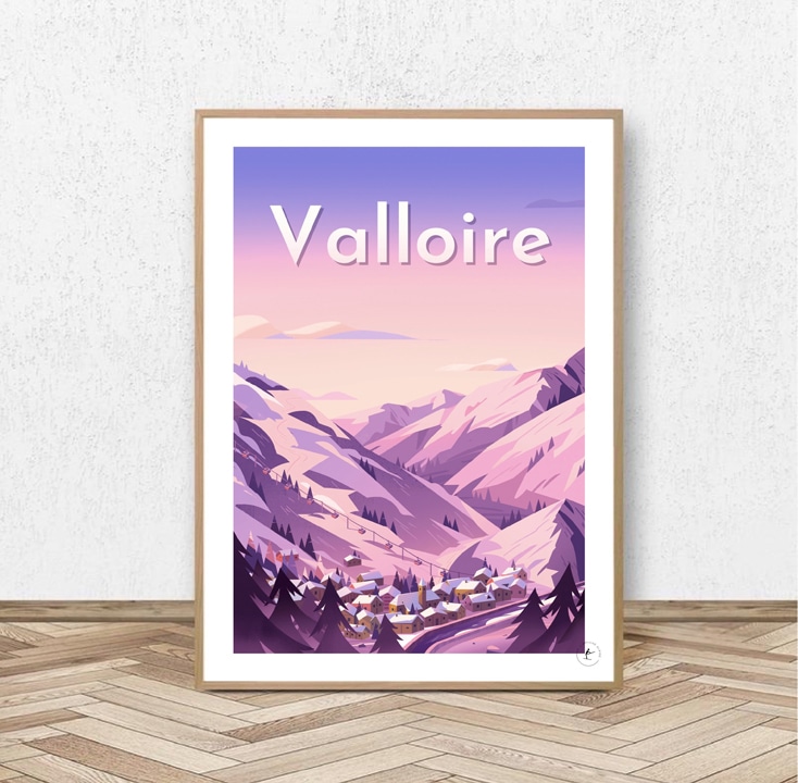 Affiche Valloire - Galibier