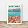Affiche Montreux - Lac Léman - Affiche Alpine (2)