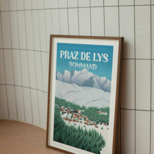 Affiche Praz de Lys Sommand - Affiche Alpine (3)