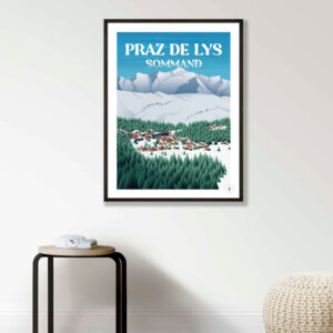 Affiche Praz de Lys Sommand - Affiche Alpine (5)