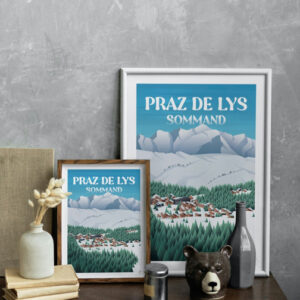 Affiche Praz de Lys Sommand - Affiche Alpine (6)