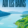 Affiche Aix les Bains - Affiche Alpine