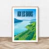 Affiche Aix les Bains - Affiche Alpine