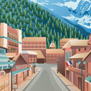 Affiche Chamonix - Mont Blanc - Affiche Alpine