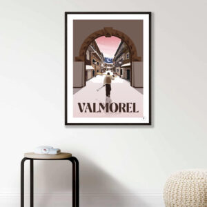 Affiche Valmorel - Affiche Alpine