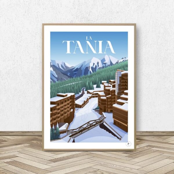 Affiche La Tania - Les 3 Vallées
