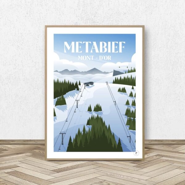 Affiche Métabief - Doubs