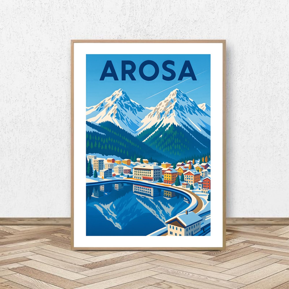 Affiche Arosa - Affiche Alpine
