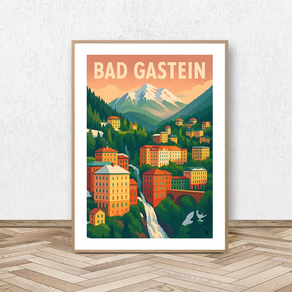Affiche Bad Gastein - Affiche Alpine