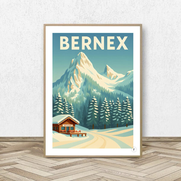 Affiche Bernex - Affiche Alpine