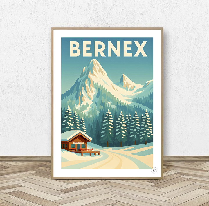 Affiche Bernex - Affiche Alpine