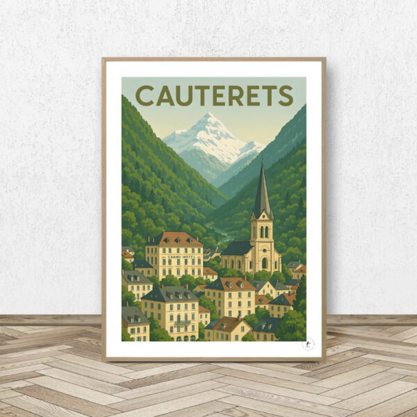 Affiche Cauterets - Affiche Alpine
