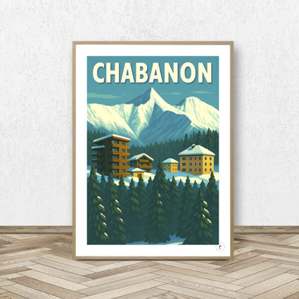 Affiche Chabanon - Affiche Alpine