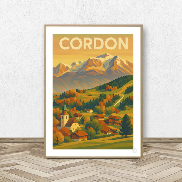 Affiche Cordon - Affiche Alpine