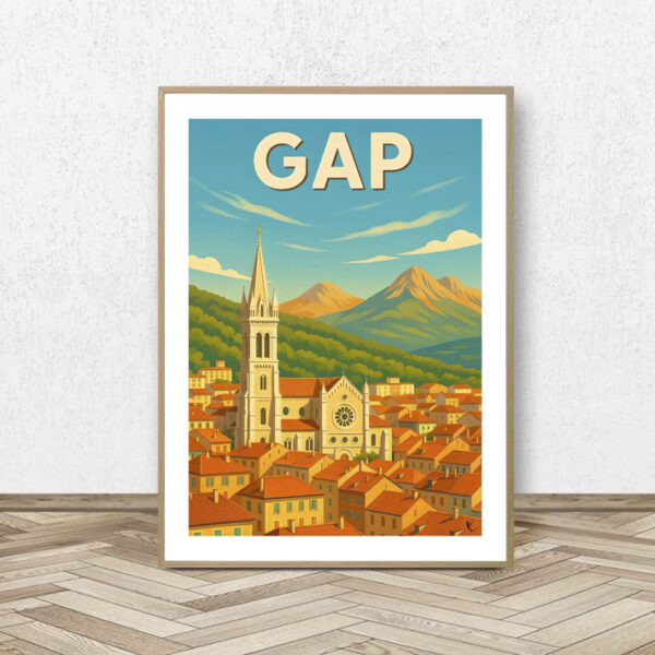 Affiche Gap - Affiche Alpine