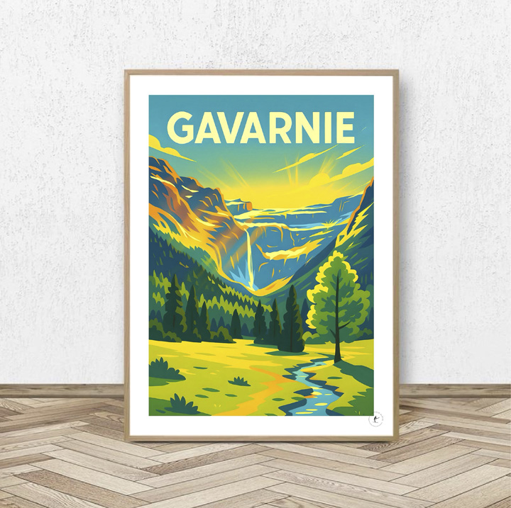 Affiche Gavarnie - Affiche Alpine