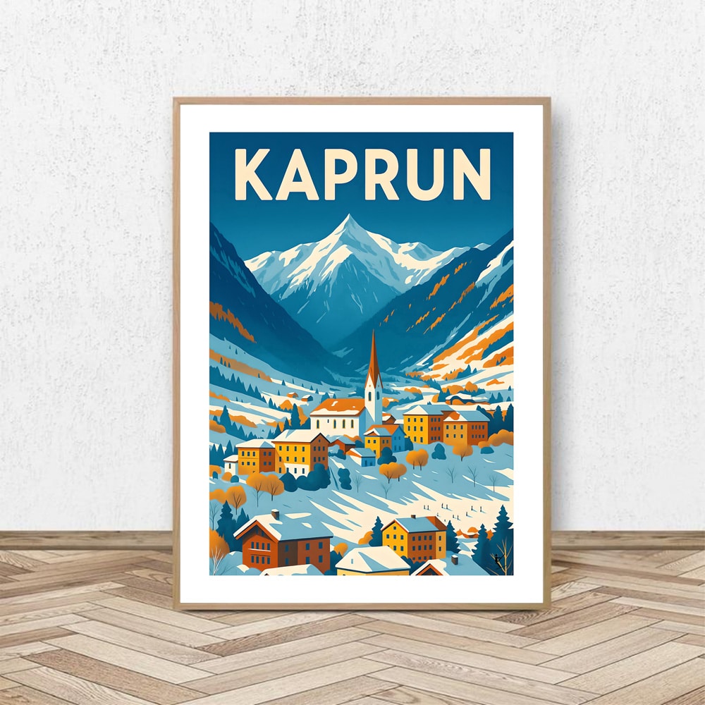 Affiche Kaprun - Affiche Alpine