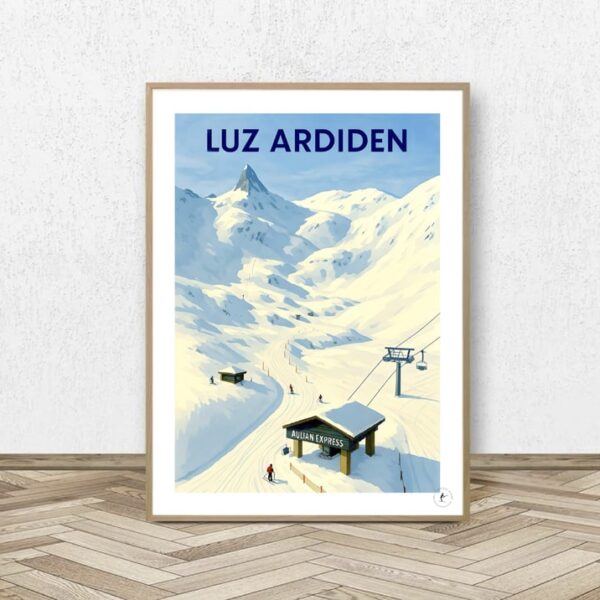 Affiche Luz Ardiden - Affiche Alpine