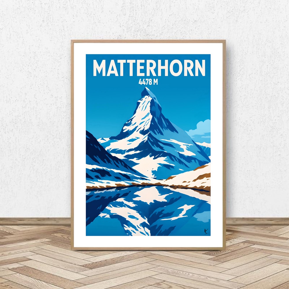 Affiche Matterhorn - Affiche Alpine