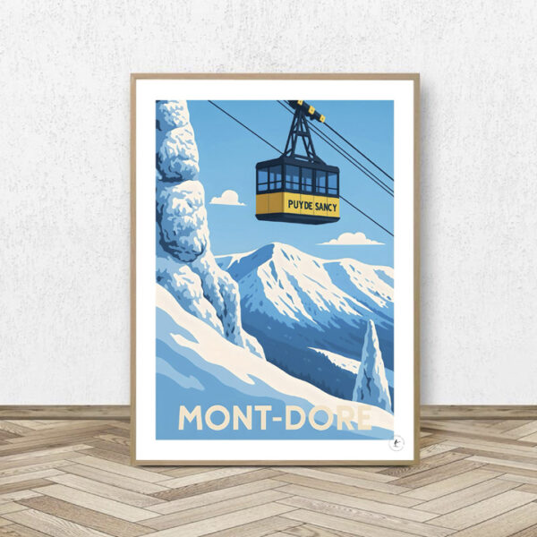 Affiche Mont-Dore - Affiche Alpine