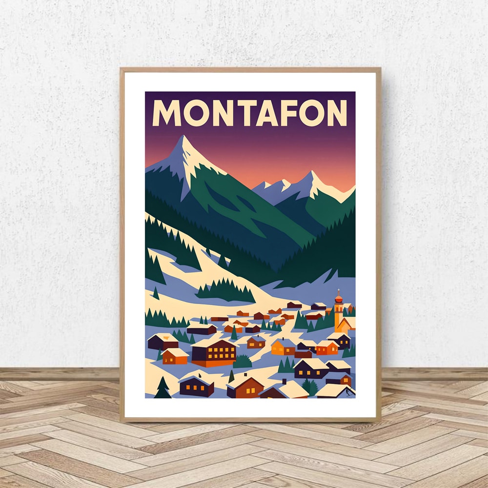 Affiche Montafon - Affiche Alpine