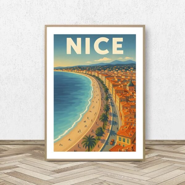 Affiche Nice 1 - Affiche Alpine