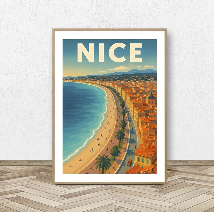 Affiche Nice 1 - Affiche Alpine