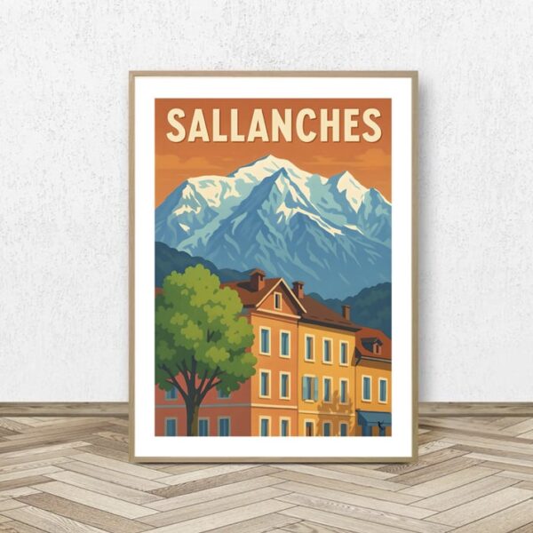 Affiche Sallanches - Affiche Alpine