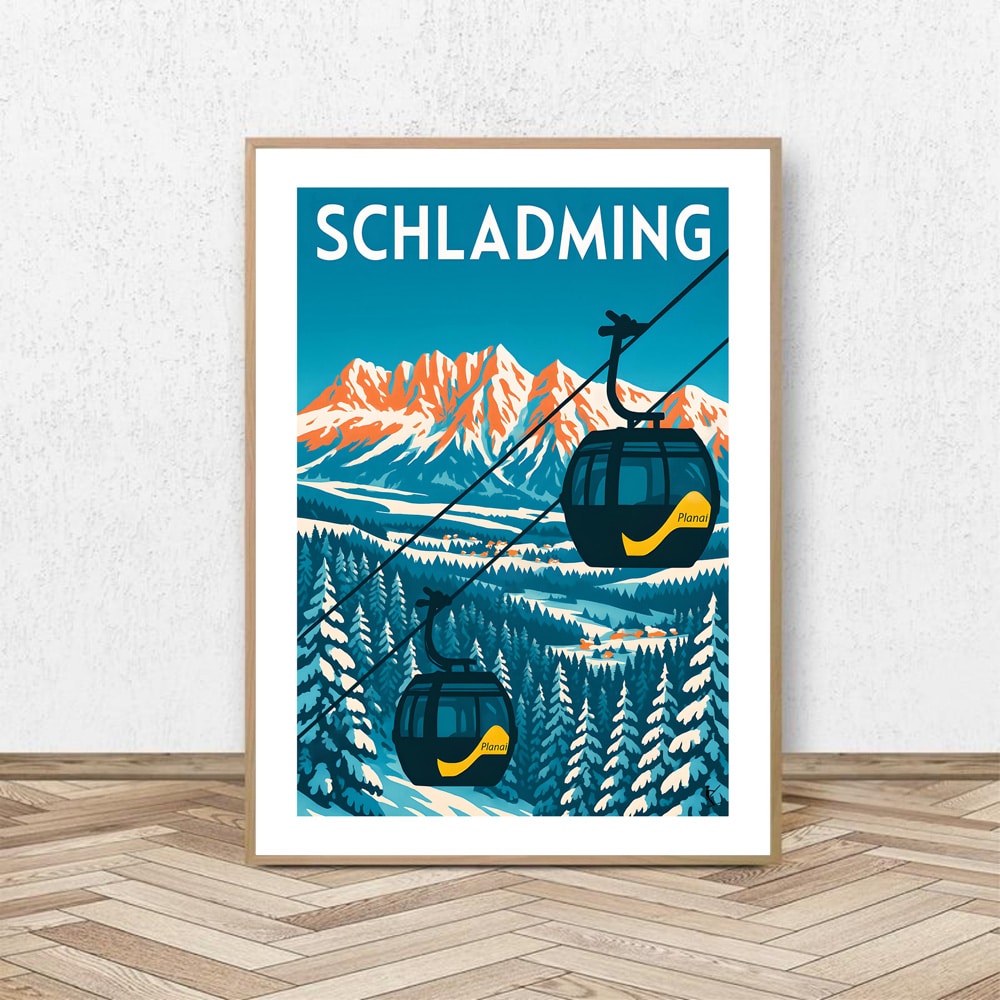 Affiche Schladming - Affiche Alpine