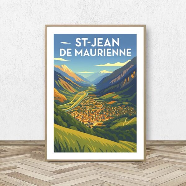 Affiche St-Jean de Maurienne - Affiche Alpine
