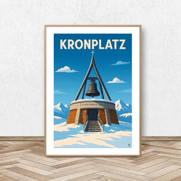 Affiche Kronplatz - Affiche Alpine