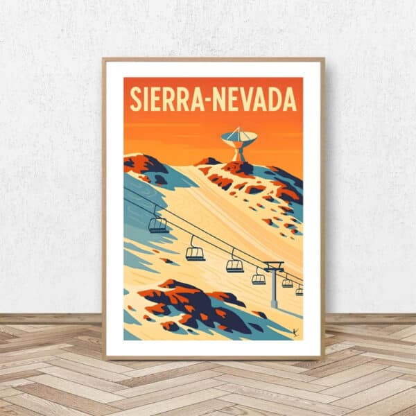 Affiche Sierra Nevada - Affiche Alpine