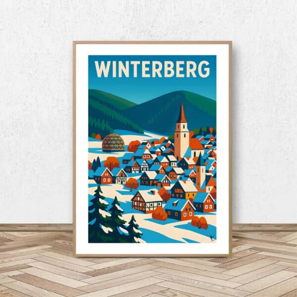 Affiche Winterberg - Affiche Alpine