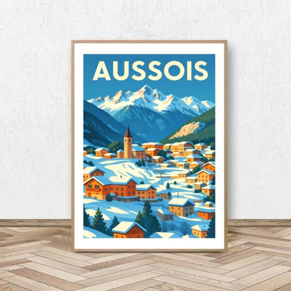 Affiche Aussois / Affiche Alpine