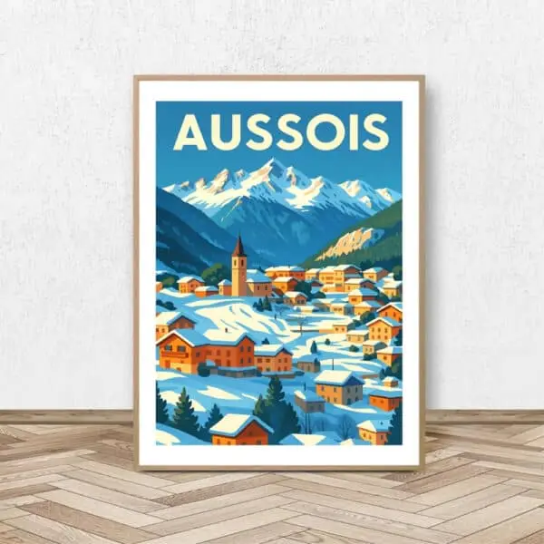 Affiche Aussois / Affiche Alpine
